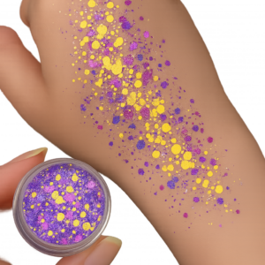 დიზაინებისთვის გამოსაყენებლი მშრალი გლითერი